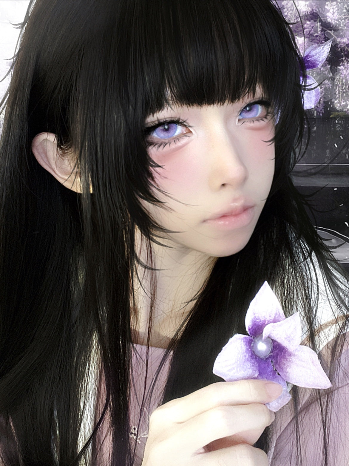 SERLTYCA 紫藤花妖紫 半年拋/日拋1盒6片