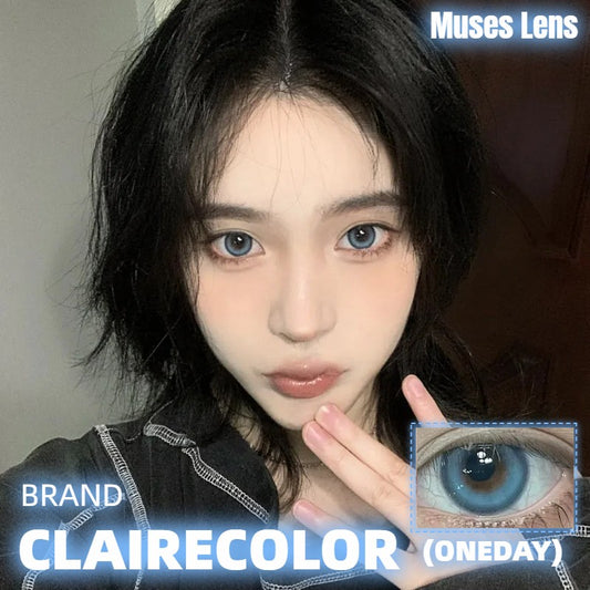 CLAIRE COLOR 元氣水藍 日拋10片/1盒