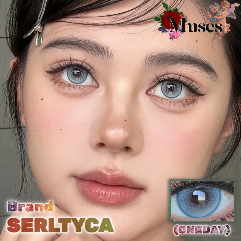 SERLTYCA 奶呼小熊藍 半年拋/日拋1盒6片