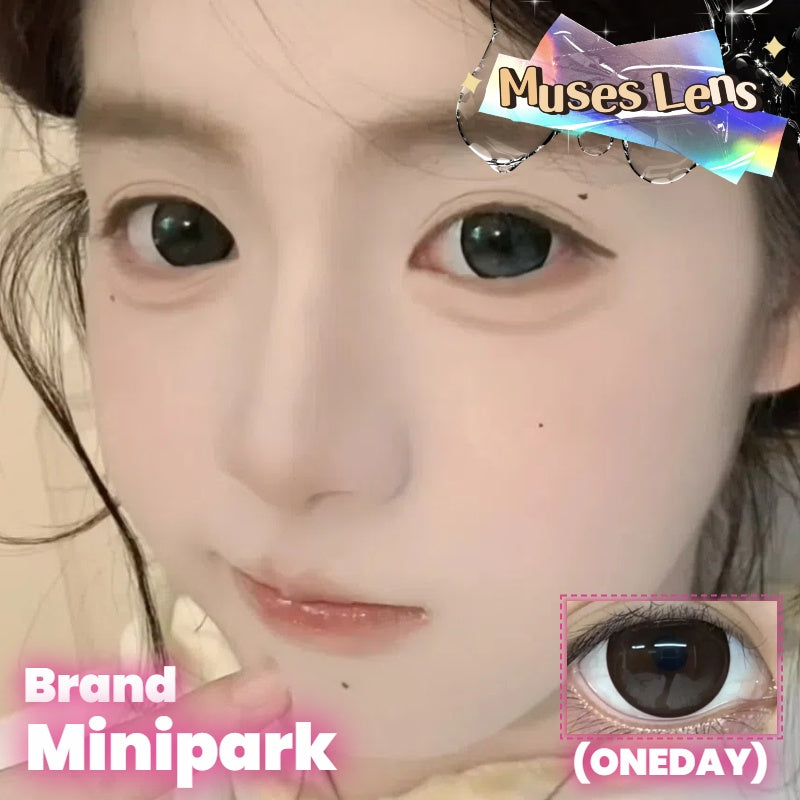 MIMIPARK 黑糖珍珠淚 日抛10片/1盒(14.5著色超大直徑)