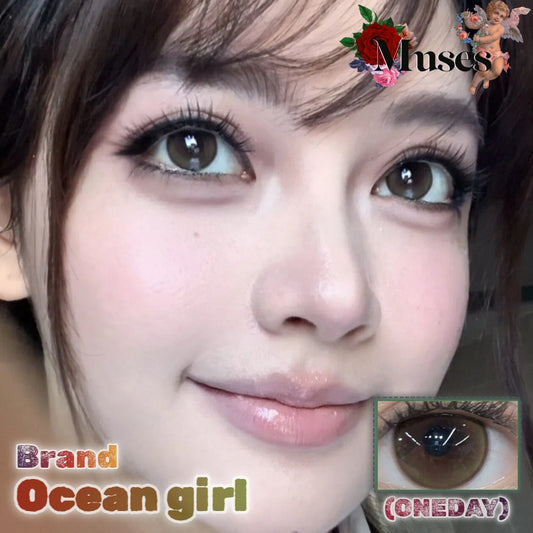 Ocean girl O-31 奶油格子 日抛10片/1盒