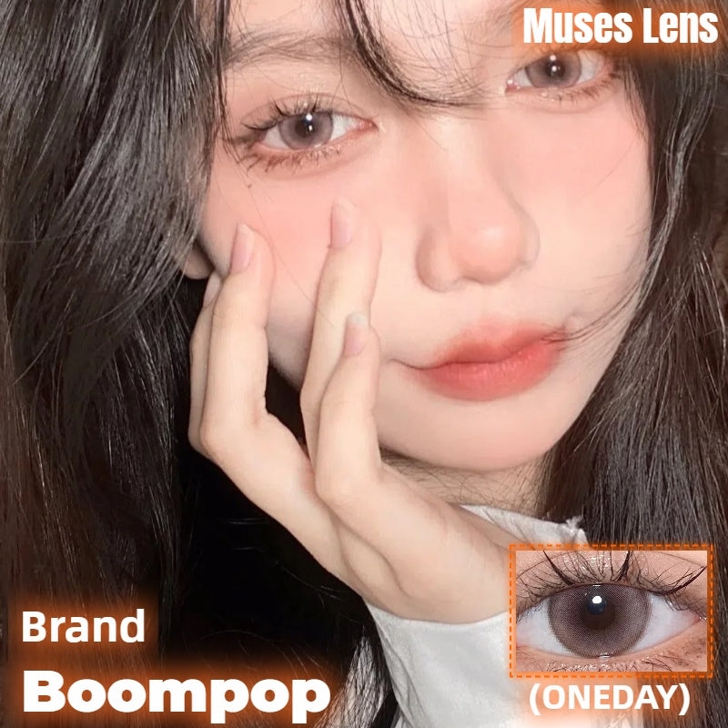 Boompop 蜜桃透棕 日拋10片/1盒