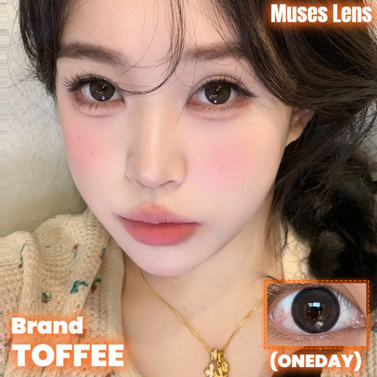 TOFFEE 泥泥黑灰 日拋10片/1盒