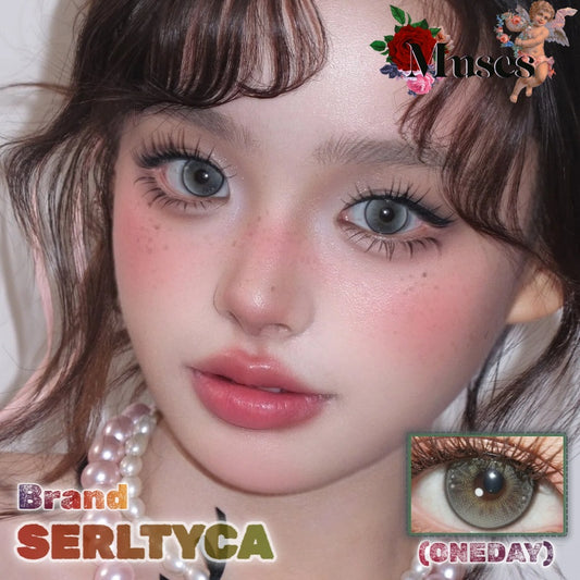 SERLTYCA 銀光珠灰 半年拋/日拋1盒6片