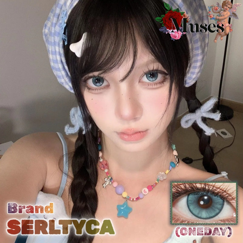 SERLTYCA 碧波仙境綠 半年拋/日拋1盒6片