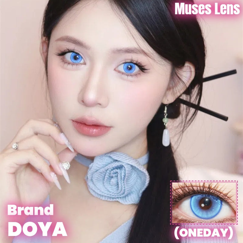 DOYA 蘭亭集序系列 晴山藍  Cosplay Con日拋一盒10片/2片試片裝