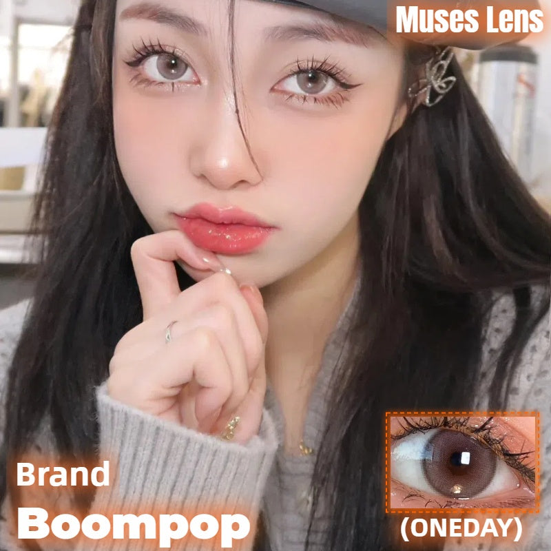 Boompop 奶油霧灰 日拋10片/1盒