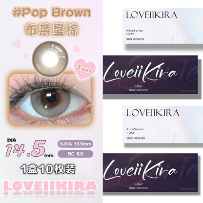 LOVEIIKIRA 布萊墾棕 日拋10片/1盒