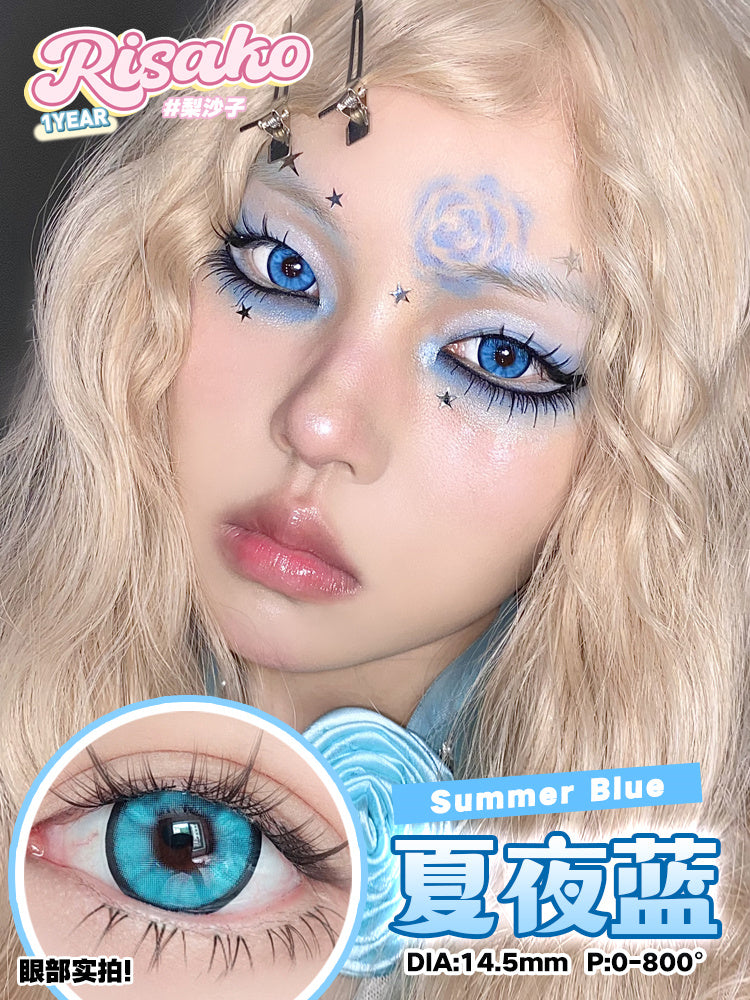 RISAKO梨沙子 夏夜藍 Cos年拋