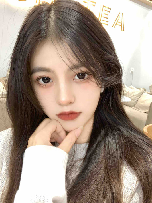 Woolilens 特大黑 嬰兒眼 半年拋