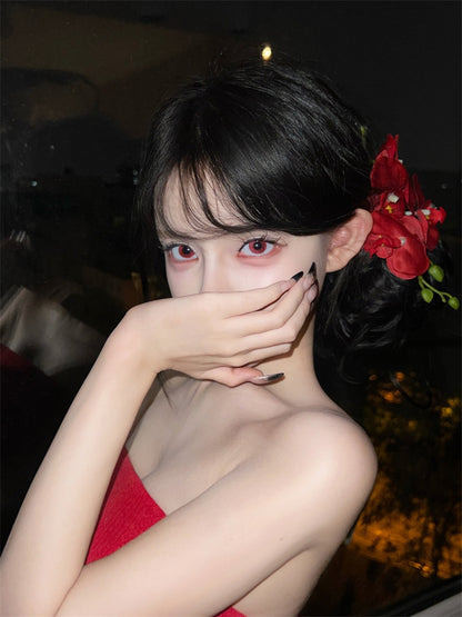 DOYA 縮瞳.迷霧閃星系列 Cosplay Con日拋2片裝 狂歡紅/暗流藍/松石綠/繡虎黃/漩渦紫/清漠灰/兵長藍/日向白