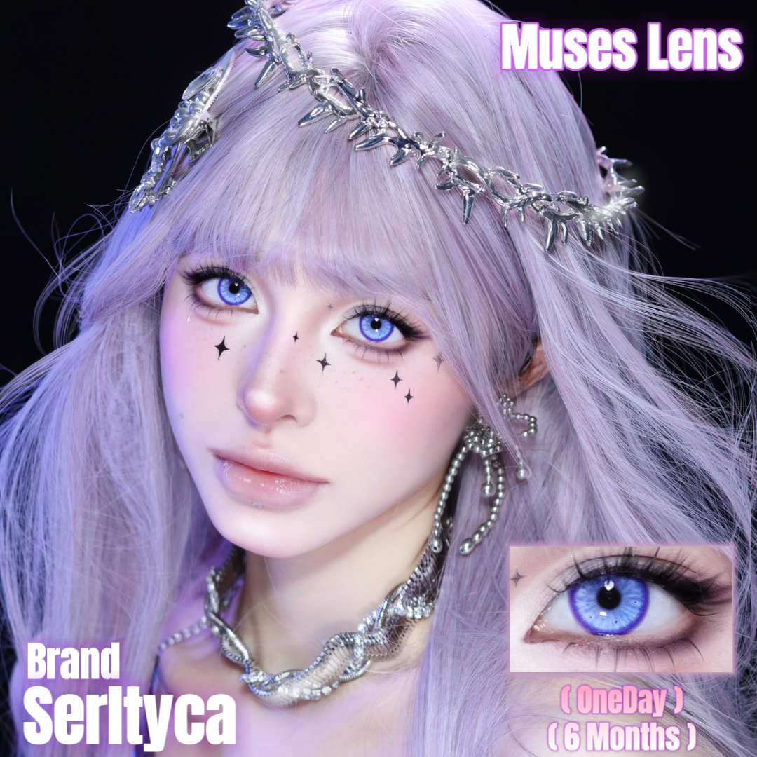 SERLTYCA 仿真人偶紫 半年拋/日拋1盒6片
