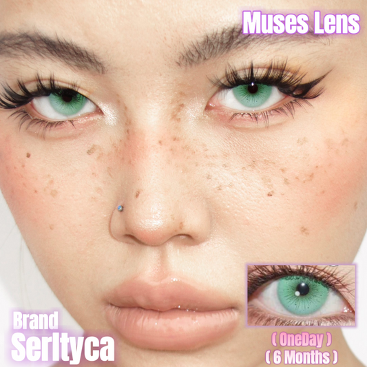SERLTYCA 賽博蛇姬綠 半年拋/日拋1盒6片