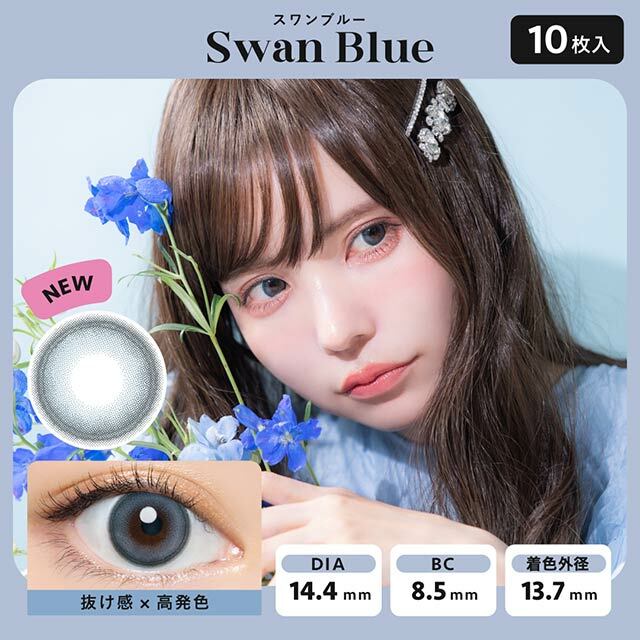 Angelcolor Bambi Series 1Day 天鵝藍 Swan Blue 10片/1盒
