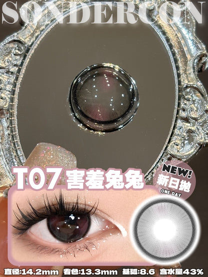Sondercon 害羞兔兔 日抛10片/1盒