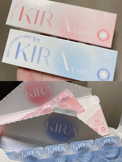 KiraFairy B12粉水日抛 小粉糯 日拋10片/盒